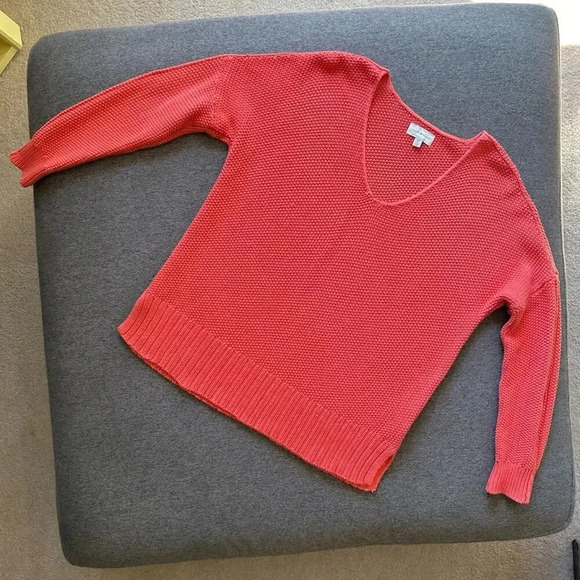 Lucky Brand Pink Long Sleeve Sweater Small - Picture 6 of 8